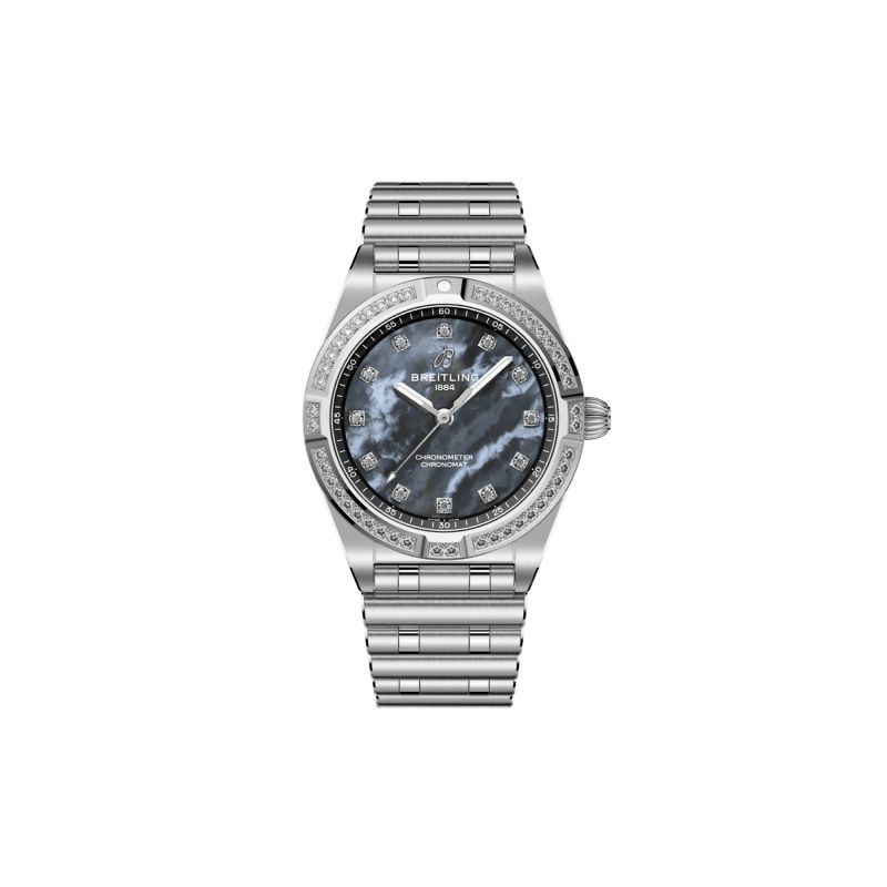 breitling superocean diamond bezel