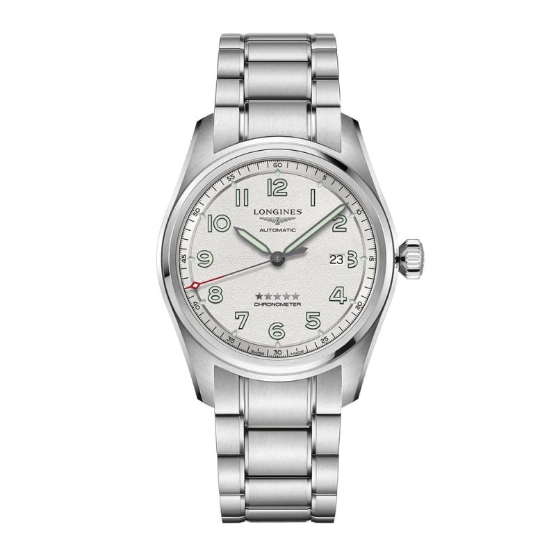 Longines Spirit 42mm White Mens Watch - L38114736