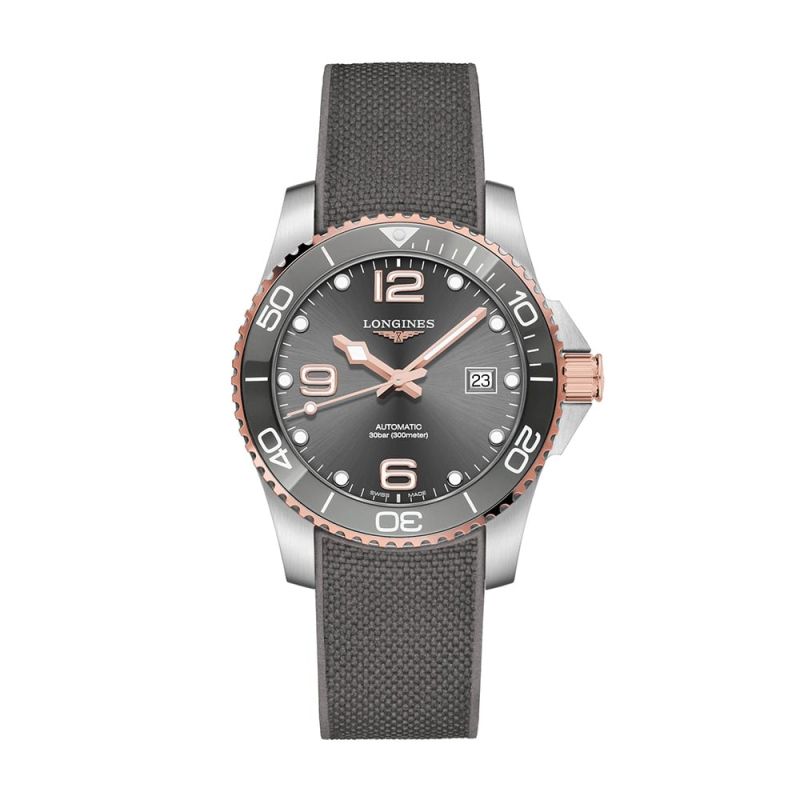 longines hydroconquest 41mm grey