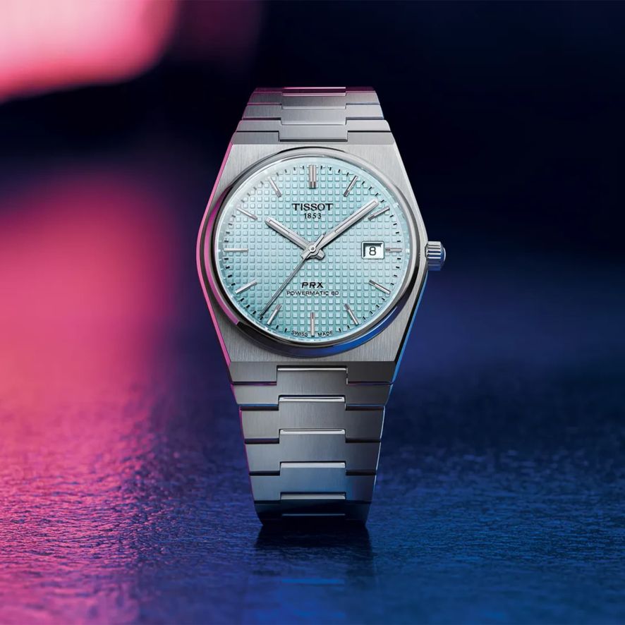 Tissot PRX Powermatic 80 Ice Blue 40mm | AMJ Watches