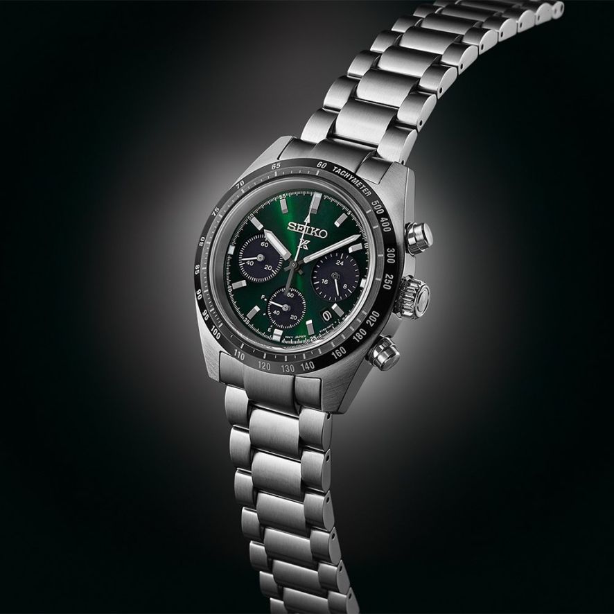 Seiko Prospex 'Deep Green' Speedtimer Solar Chronograph | AMJ Watches