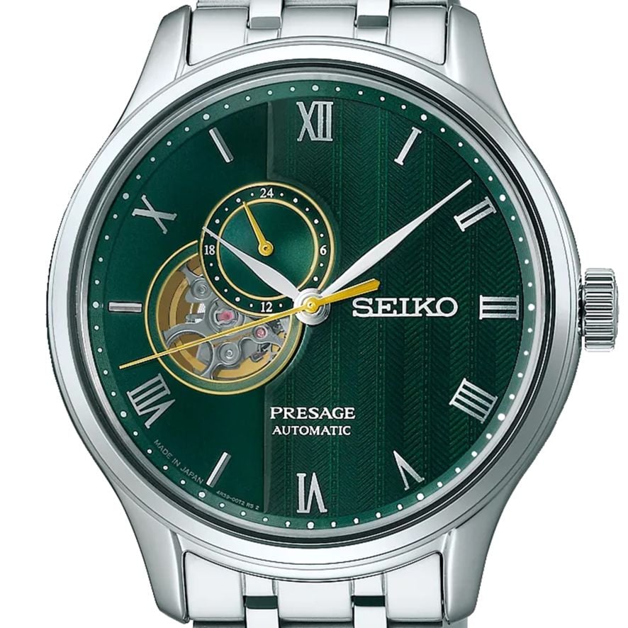 Seiko Presage 'Japanese Zen Gardens' in Fern green | AMJ Watches