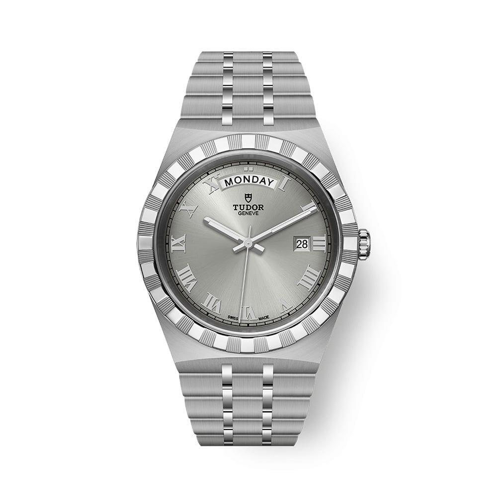 Tudor Royal 41 Day Date Silver AMJ Watches