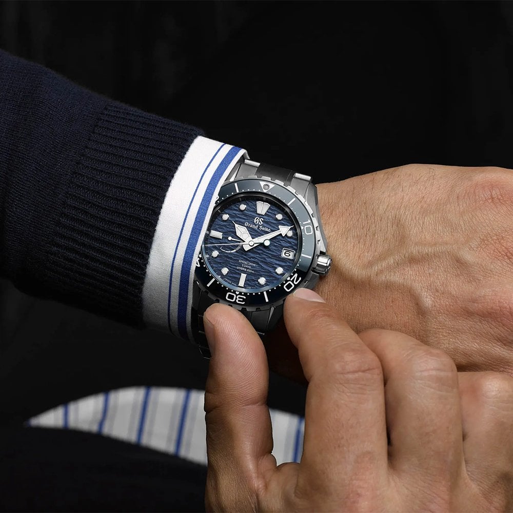 Grand Seiko Diver On Wrist Strap Seiko Diver For Small Wrist Grand