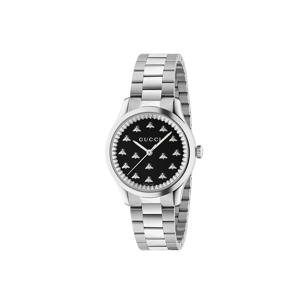 【GUCCI】g-timeless 32mm stainless steel watch GUCCI G-Timeless Multibee 32mm Steel & Gold | AMJ Watches