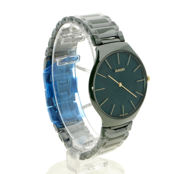 Rado True Thinline Ceramic Green Ladies AMJ Watches