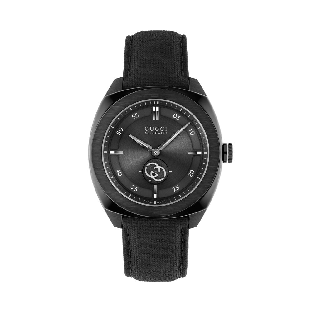 【値下げ中】GUCCI G-TIMELESS BLACK(ブラック) Gucci Interlocking Automatic 41mm Black PVD | AMJ Watches