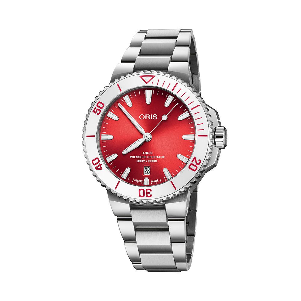 Oris Red Dial Watch Oris Pointer Date Red Dial Sale - Main Image