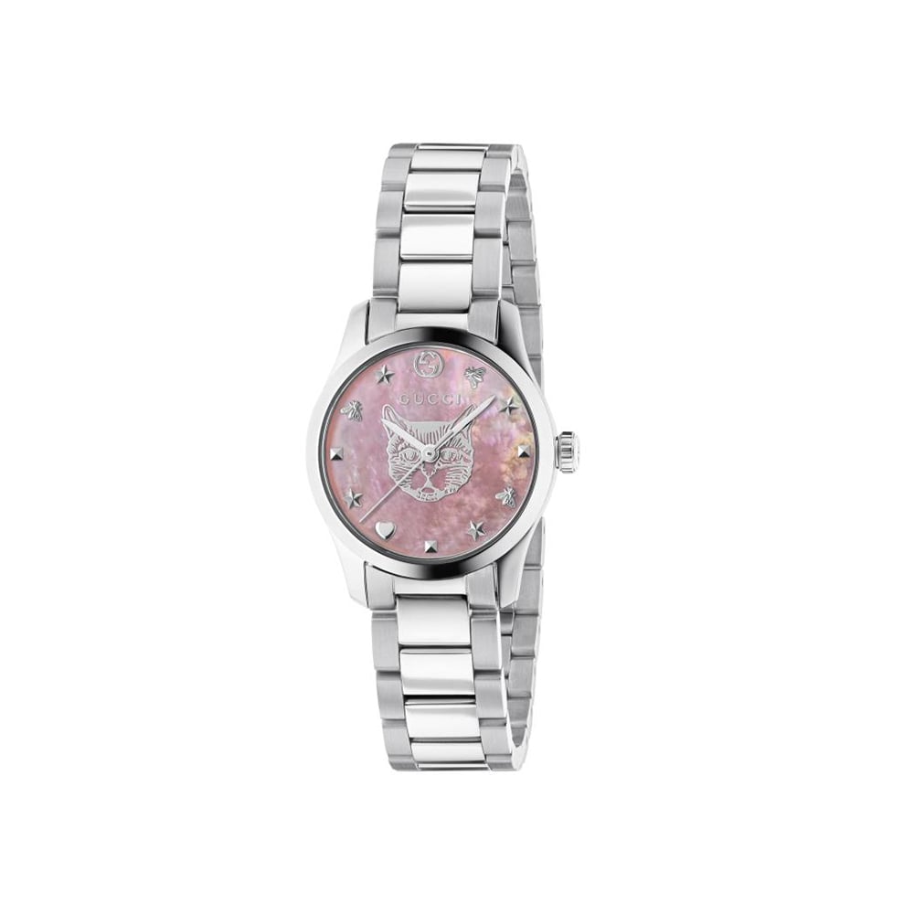 Gucci G-Timeless Pink Ladies 27mm Quartz | AMJ Watches