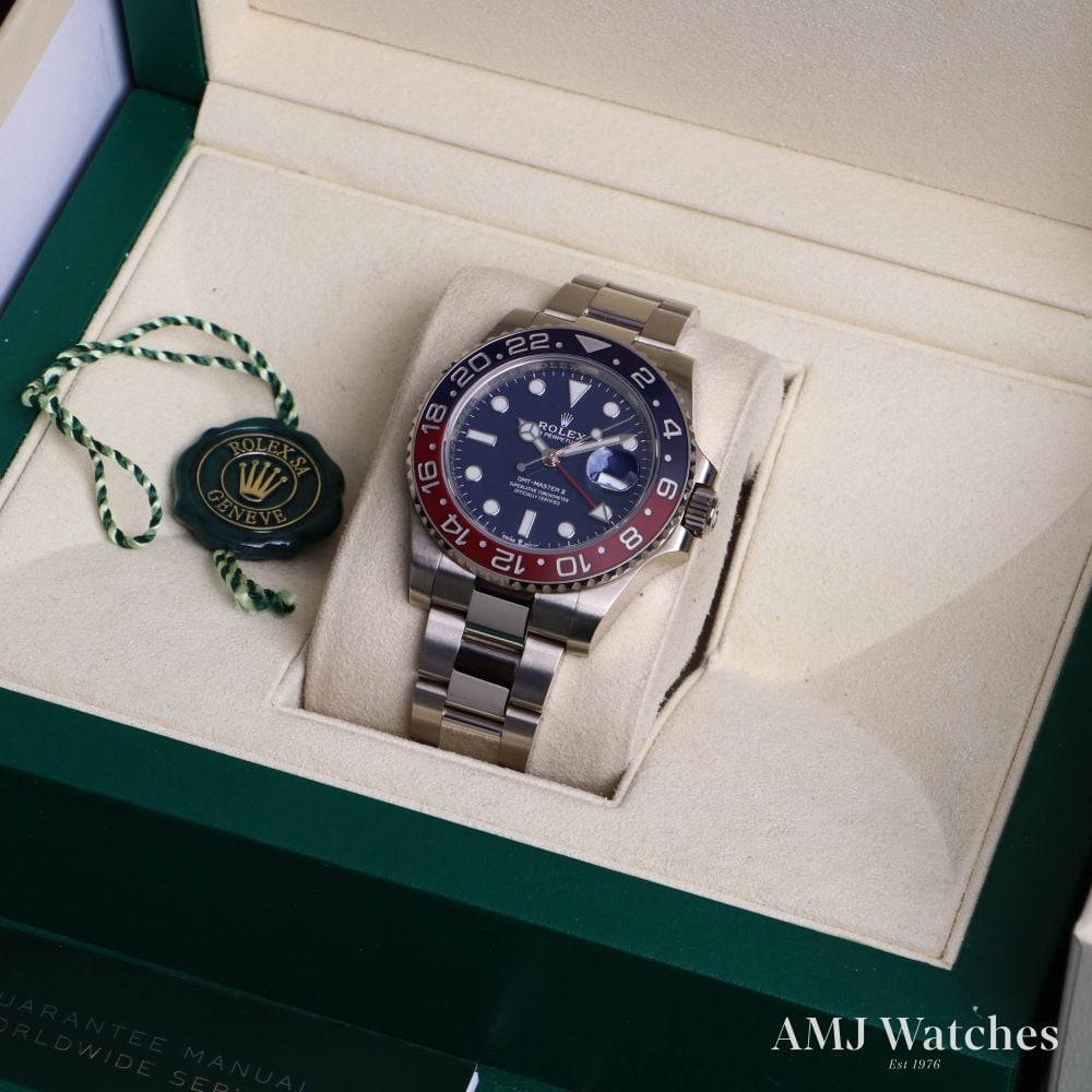 White Dial Affordable Pepsi Bezel Watch Rolex GMT-Master II White