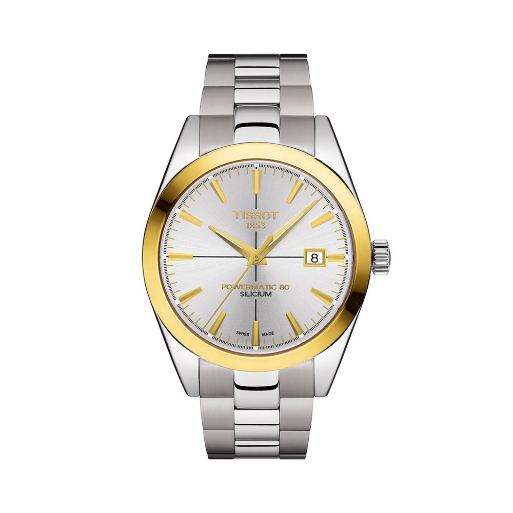 Tissot Gentleman Powermatic 80 Silicium Solid 18K Gold Bezel AMJ