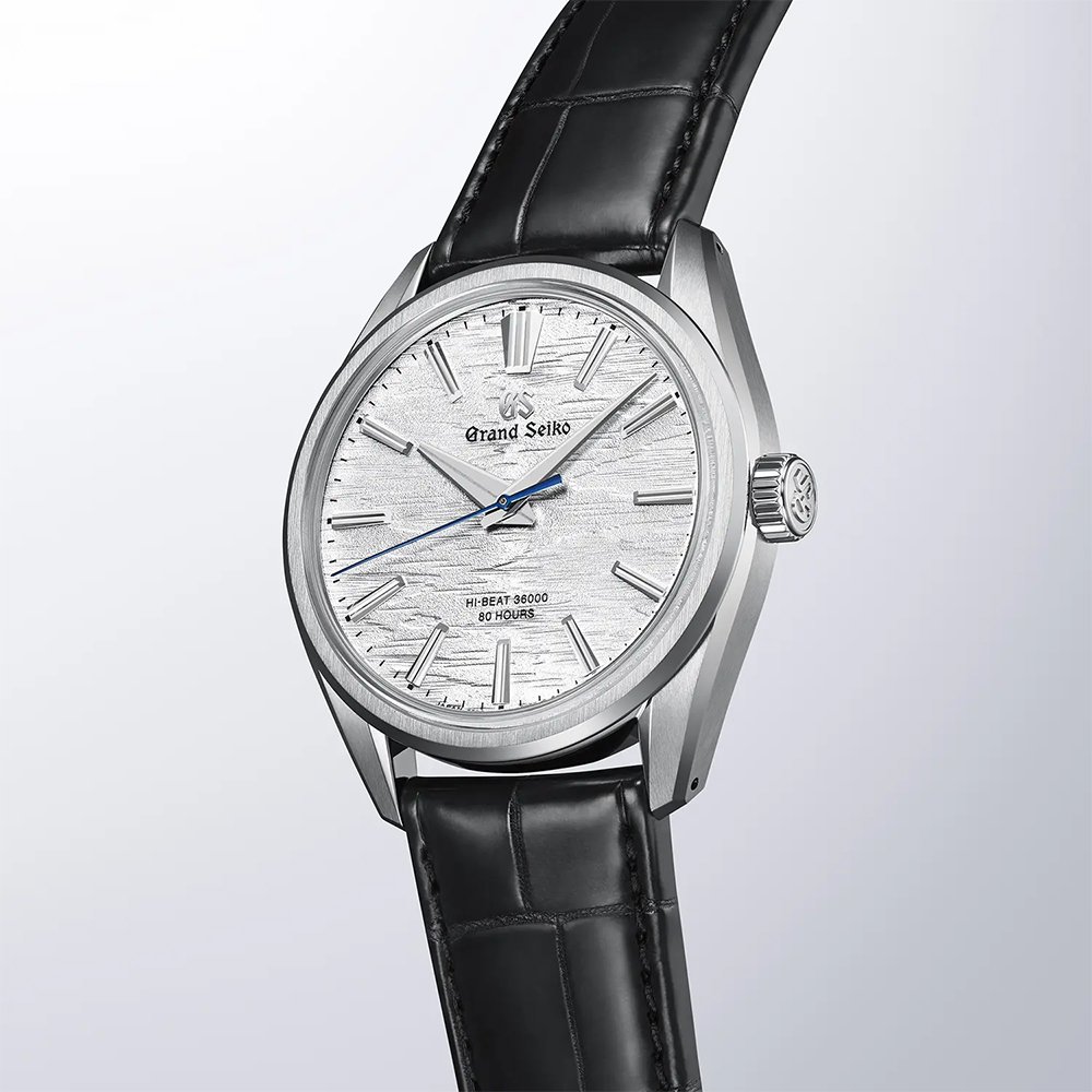 Grand Seiko 'Birch Bark' Titanium Hi-Beat | AMJ Watches