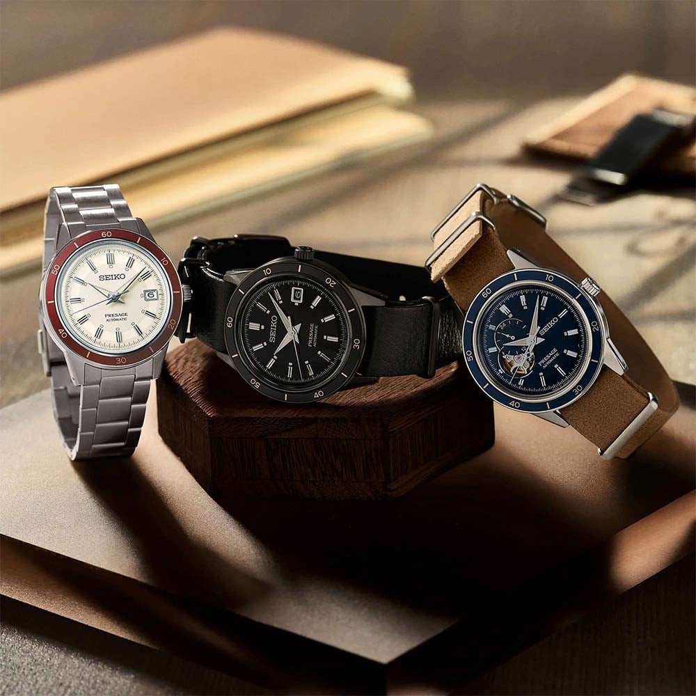 Seiko Presage Style 60s Stealth | AMJ Watches