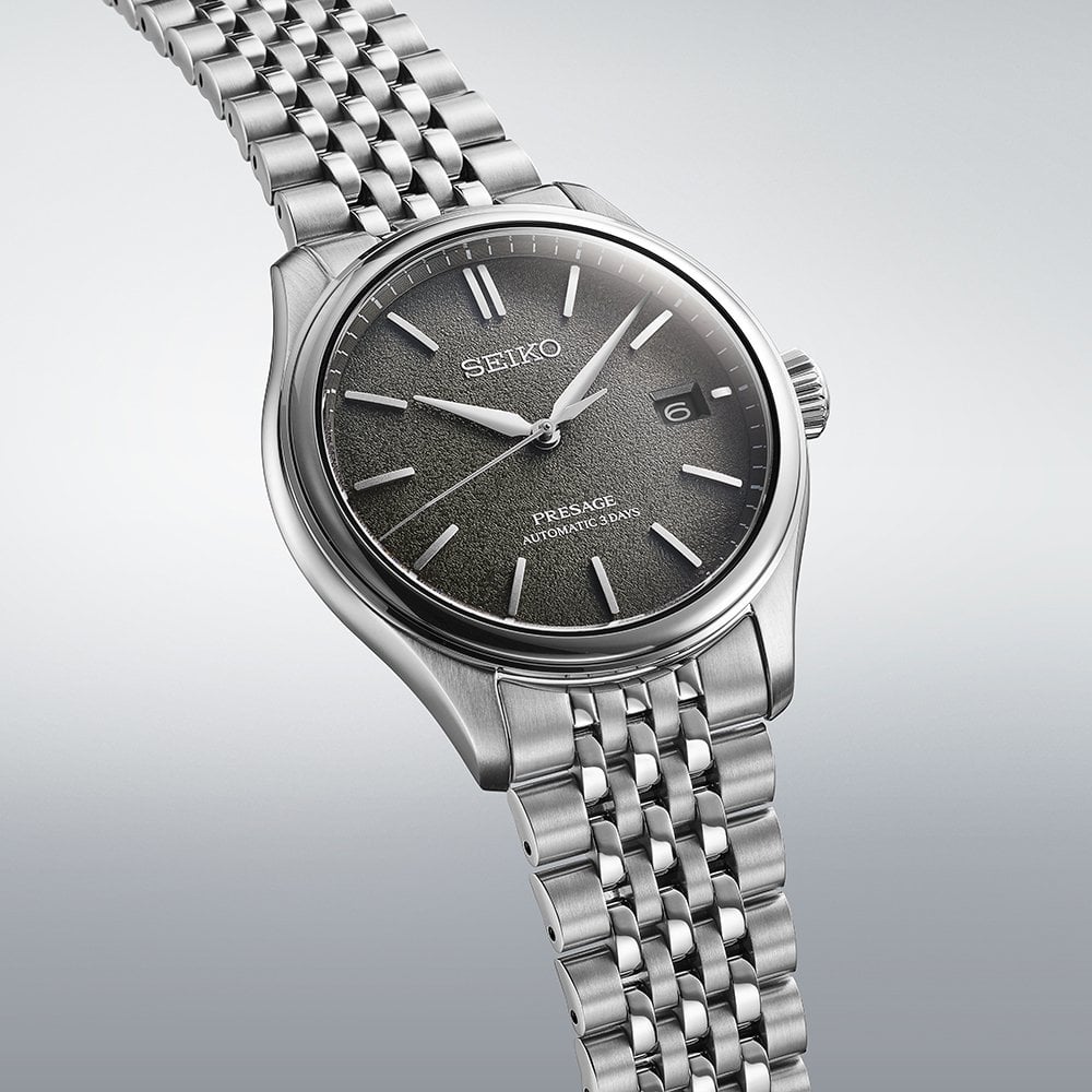 Seiko Presage 'Japanese Zen Gardens' 41.8mm Fern Gold-Toned