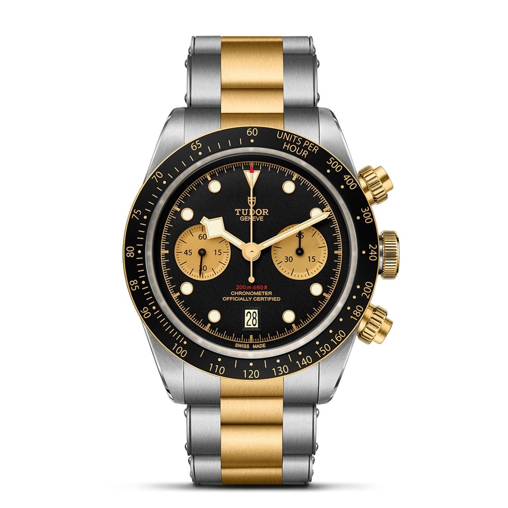 Tudor Black Bay S&G Stainless Steel, Gold Black 41mm Gents 