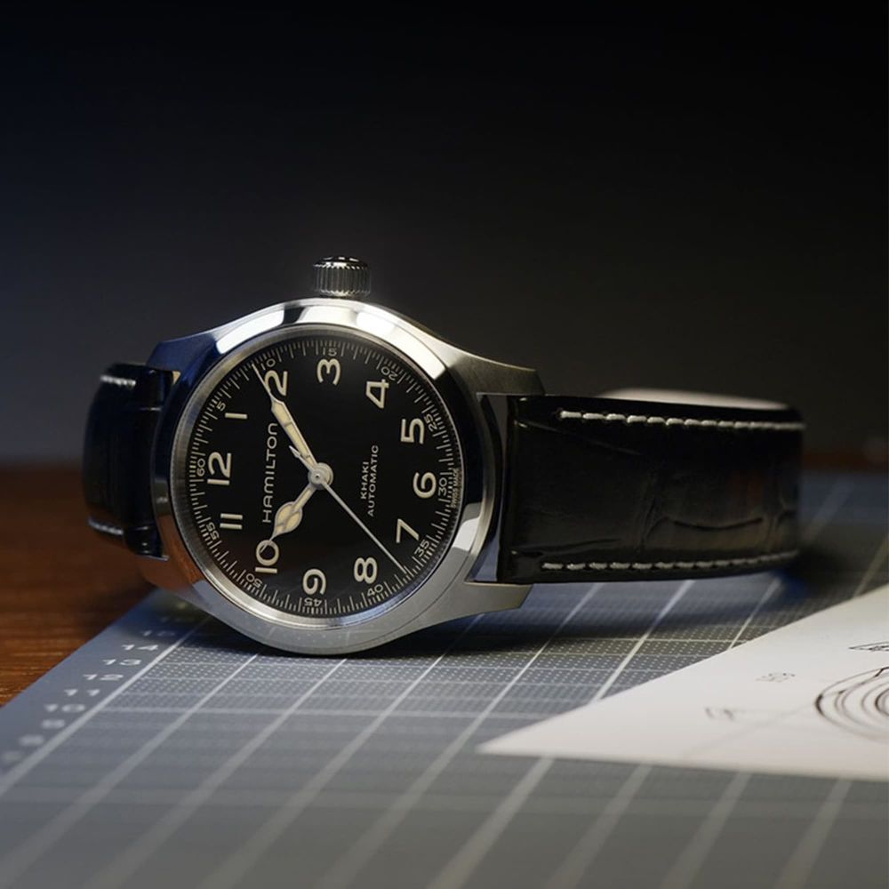 Hamilton Khaki Field Murph 38mm Black AMJ Watches