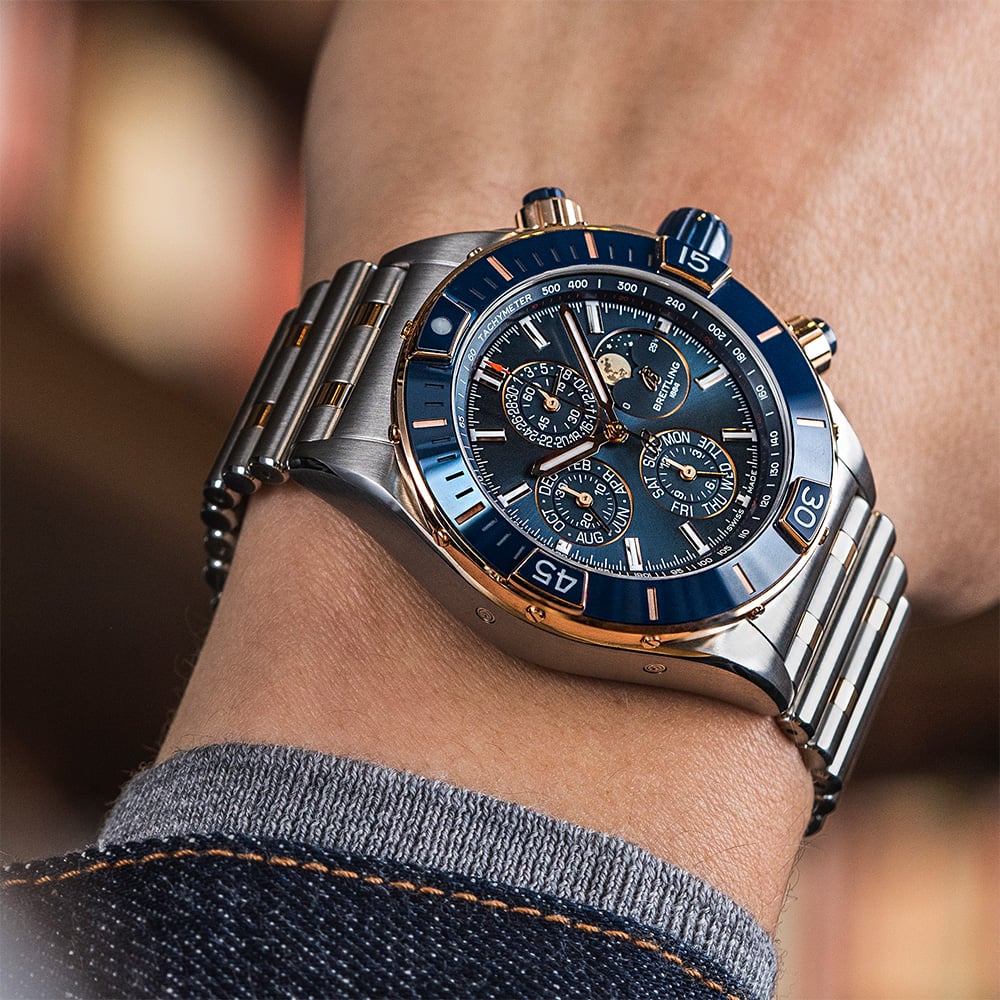 Breitling Super Chronomat 44 Four-Year Calendar Stainless Steel