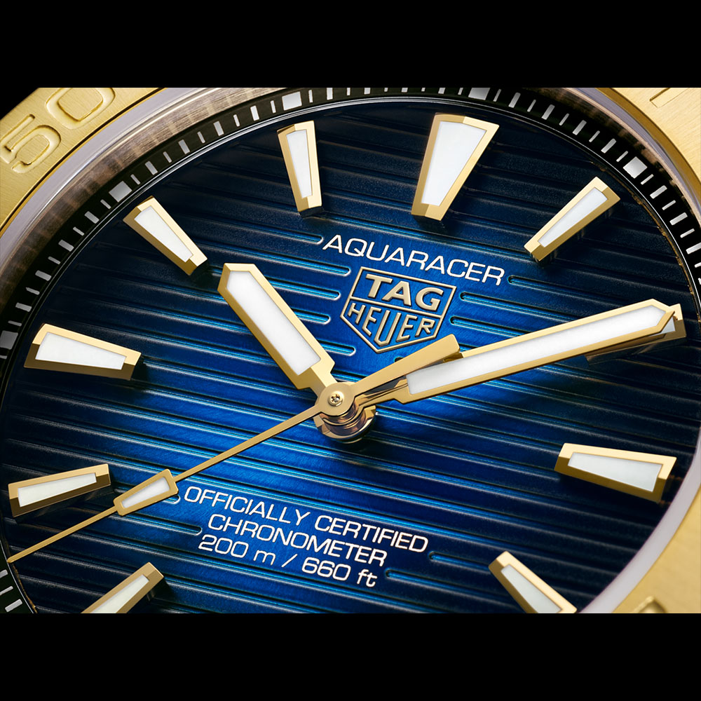 Tag Heuer Aquaracer Calibre Blue Gold Tag Heuer Aquaracer Calibre