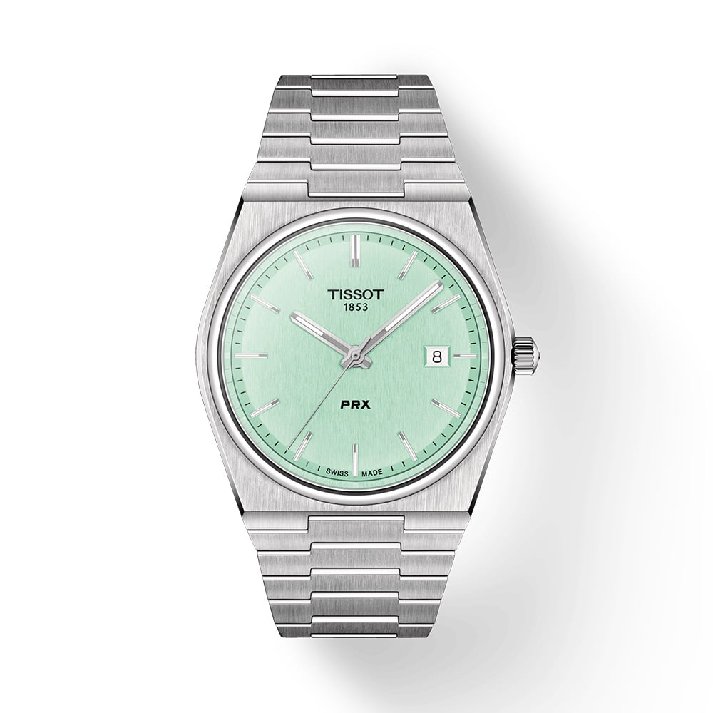 TISSOT PRX クォーツ Tissot PRX Quartz Light Green 40mm | AMJ Watches
