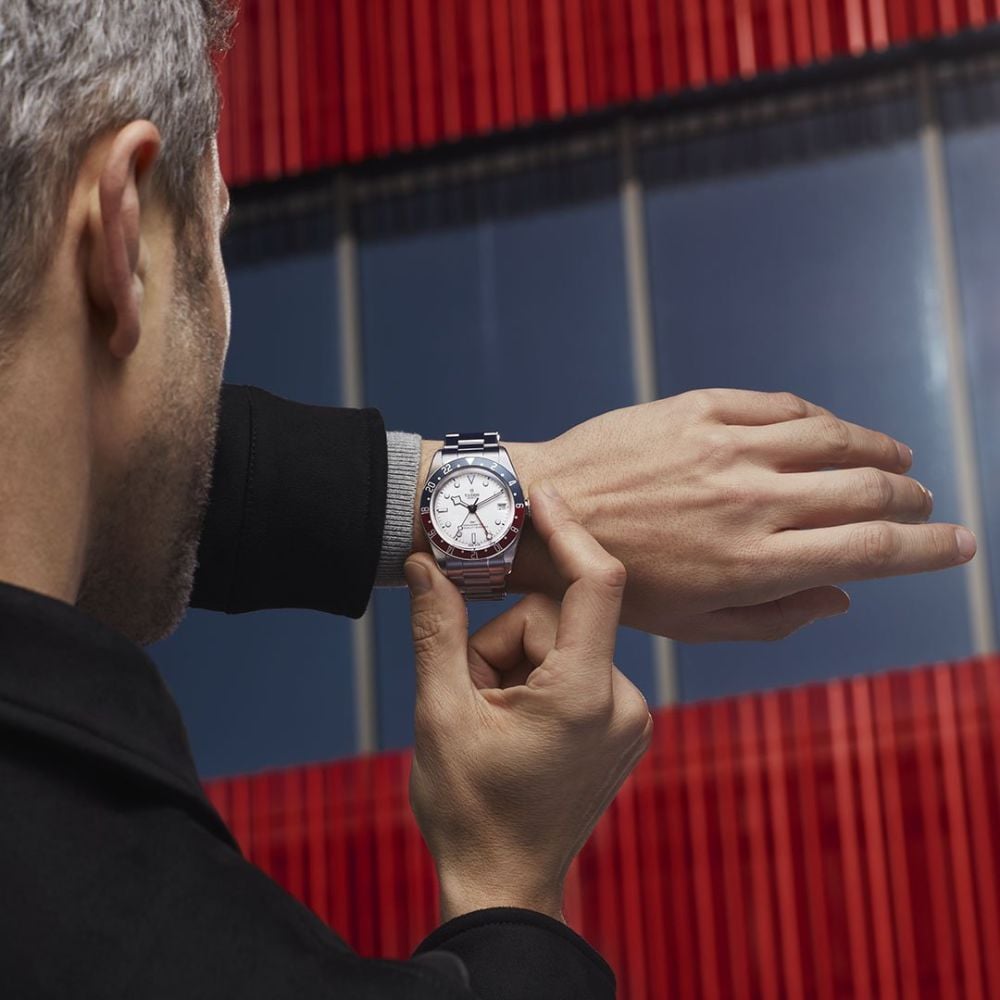 TUDOR Black Bay GMT Stainless Steel White 41mm Gents Automatic