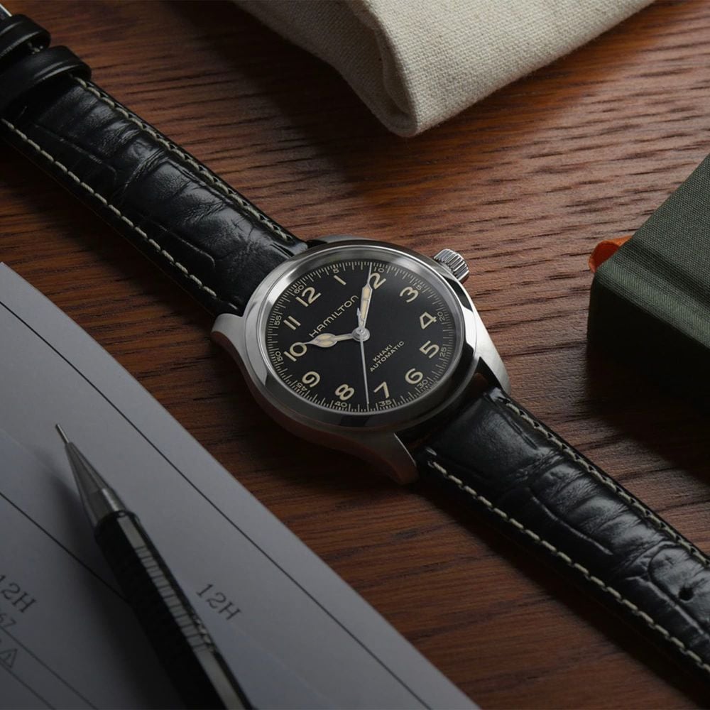 Hamilton Khaki Field Murph 38mm Black AMJ Watches